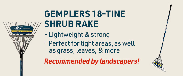 18-TINE STEEL SHRUB RAKE