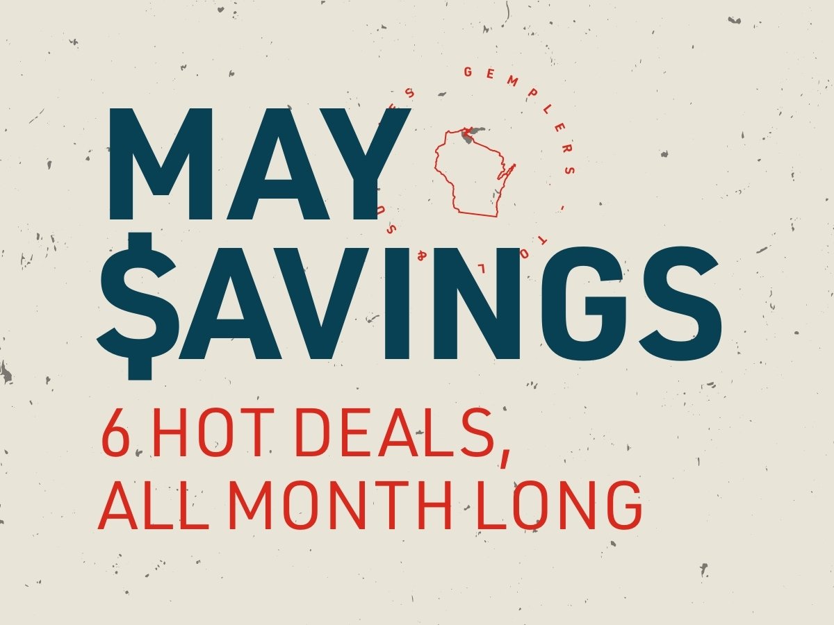 May Savings at Gemplers. 6 hot deals, all month long.