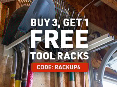Buy 3 tools racks, get 1 free