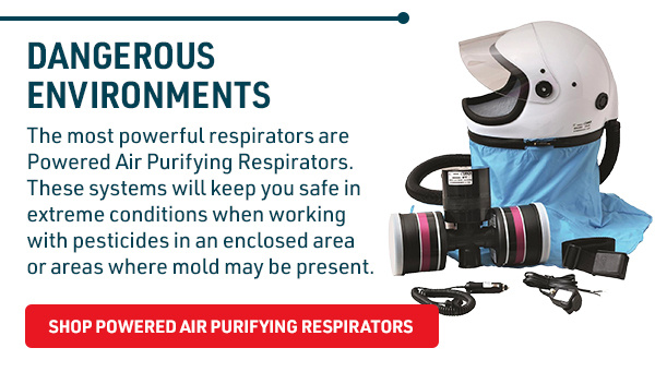 DANGEROUS ENVIRONMENTS - SHOP POWERED AIR PURYIFYING RESPIRATORS