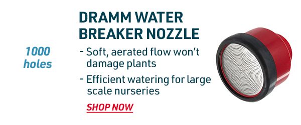 Dramm Water Breaker Nozzle - 1000 Holes for a Soft Flow