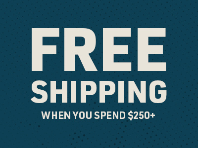 Free Shipping on orders of $250+