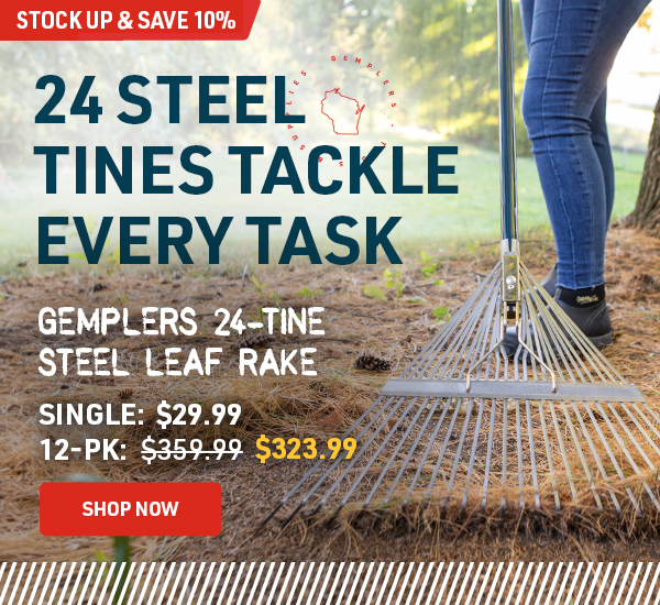 24 STEEL TINES TACKLE EVERY TASK