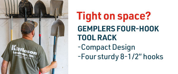 Gemplers Four-hook Tool Rack