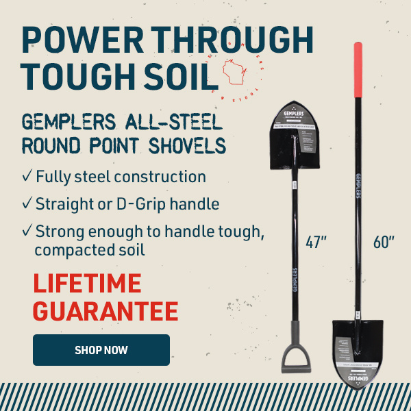 Power Through Tough Soil - Gemplers All-Steel Shovels