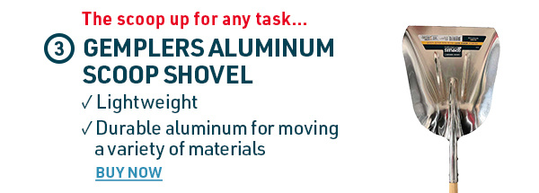 GEMPLERS ALUMINUM SCOOP SHOVEL