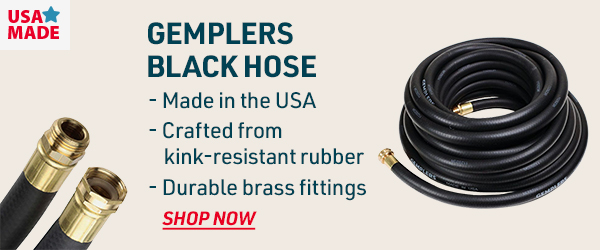 Gemplers Pro-Grade Black Rubber Hose