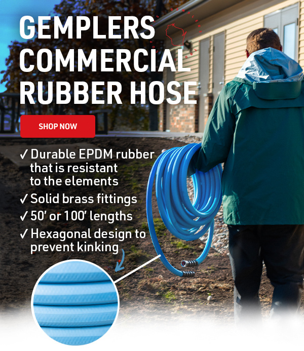 GEMPLERS COMMERCIAL RUBBER HOSE