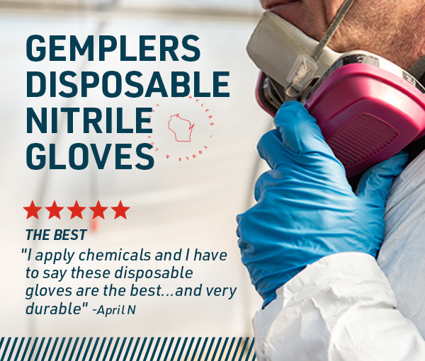 GEMPLERS DISPOSABLE NITRILE GLOVES