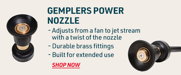 Gemplers Power Nozzle for Large-Scale Nurseries.