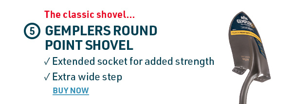 GEMPLERS ROUND-POINT SHOVEL