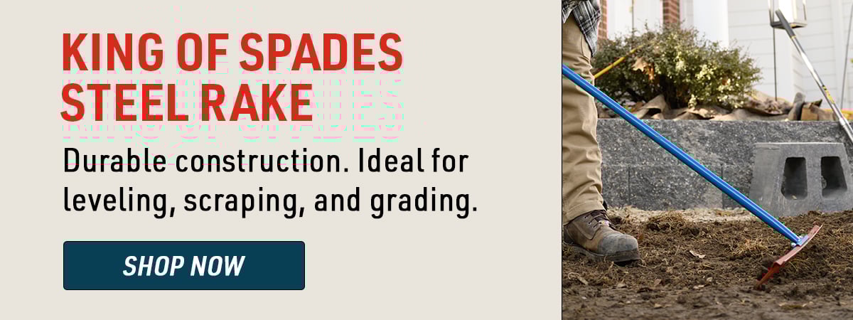 King of Spades Steel Rake