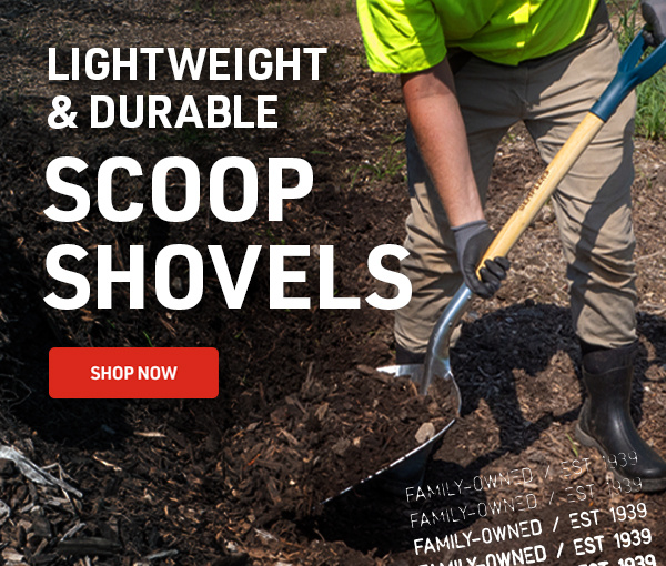 Lightweight & Durable - Scoop Shovels
