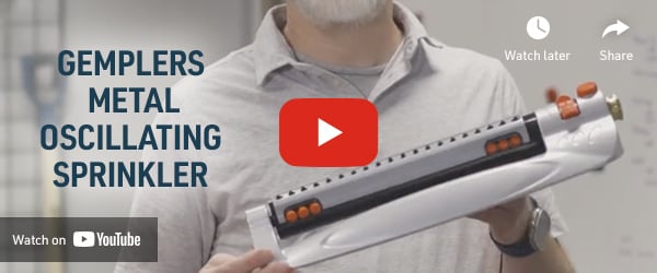 oscillating sprinkler video teaser