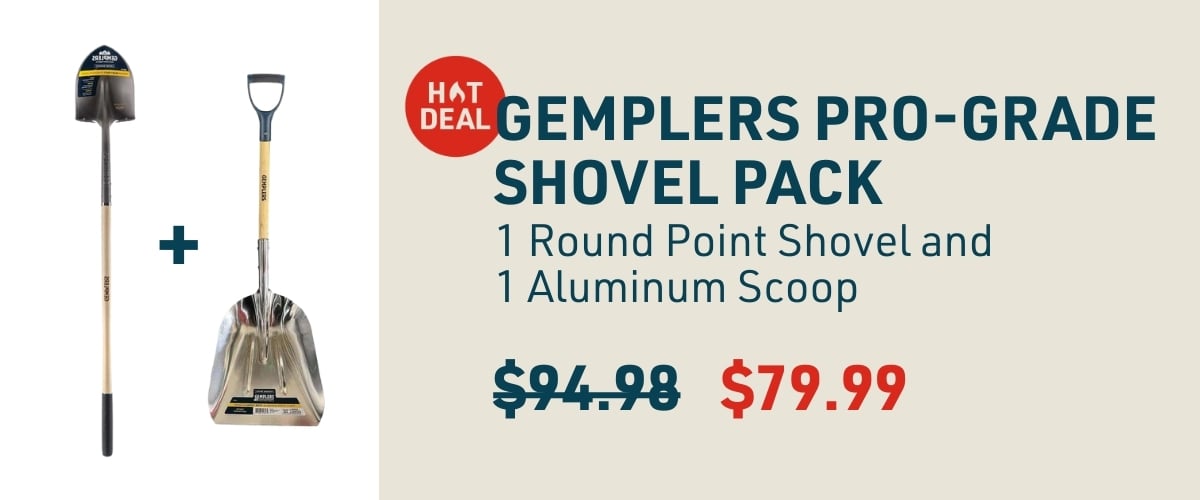 Gemplers Pro-grade Shovel and Scoop Pack.