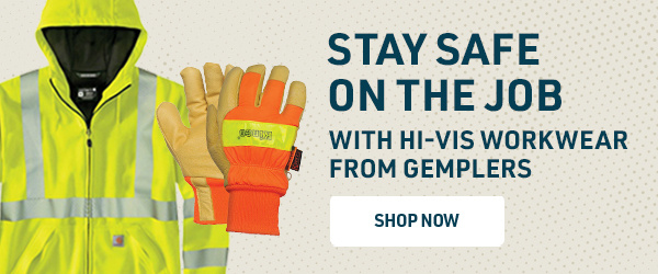 STAY SAFE ON THE JOB WITH HI-VIS WORKWEAR FROM GEMPLERS