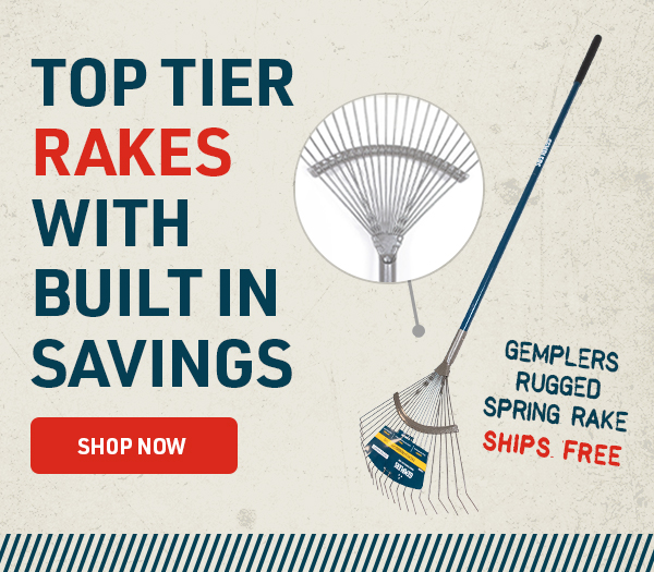 Top Tier Rakes with Built in Savings. Shop now!