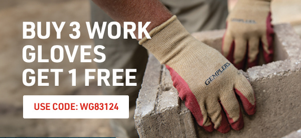 BUY 3 Work Gloves, Get 1 Free 